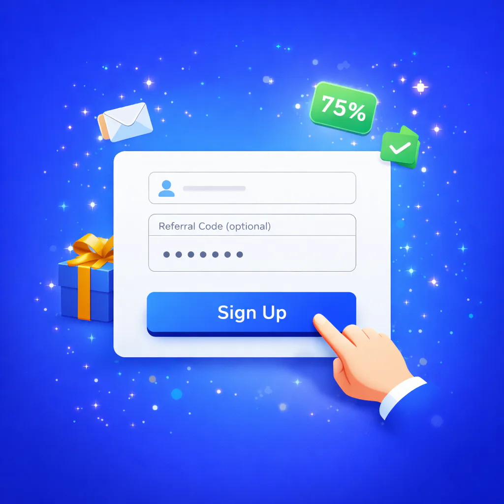 Signup on Gamony